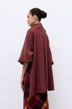 Camisa Circa Alfaiataria Touch Merlot