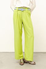Calça Risca de Giz Gelo