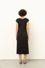 Vestido Torção Malha Premium Preto