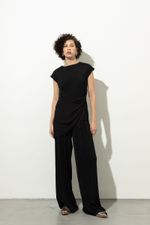 Blusa Torção Malha Premium Preto