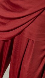 Vestido Torção Malha Premium Carmim