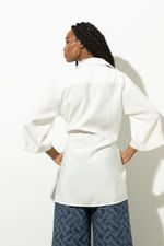 Camisa Kimono Alfaiataria Fresh Off White