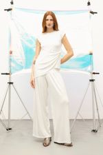 Pantalona Malha Premium Off White