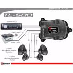 Modulo Amplificador Taramps Tl500  Alto Falante Bomber 6 Pol