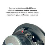 Subwoofer Slim 10 Polegadas 400W RMS 4 Ohms