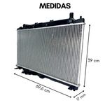 Radiador Notus Honda Hrv 1.8 2016 2017 2018 2019 Automático