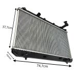 Radiador Notus Chery Tiggo 2.0 2009 2010 2011 2012 2013