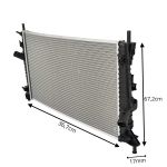 Radiador Notus Ford Focus 2009 2010 2011 2012 - Bv618005ad