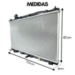 Radiador Notus Honda Crv 2007 2008 2009 2010 2011 Automático