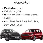 Jogo Parafuso Cabeçote Ford Ka 1.0 12v 3 Cilindros Ka+ 1.0