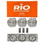 Kit Pistão Anel Sandero Logan 1.0 12v 3 Cilindros Flex Std