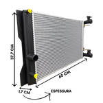 Radiador Eurus Corolla 2009 2011 2013 2015 2017 2018