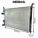 Radiador Eurus Palio Siena Strada Idea Fire 2002 2005 2008 2011 46779392