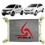 Radiador Uno Vivace Palio 2011 A 2016 Mobi Motor Evo 1.0 1.4