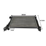 Radiador Gran Siena Mobi Motor Evo 1.0 1.4 2010 2012 2014