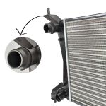 Radiador Gran Siena Mobi Motor Evo 1.0 1.4 2010 2012 2014