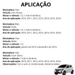 Radiador Gran Siena Mobi Motor Evo 1.0 1.4 2010 2012 2014