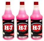 Kit 3 Desengraxantes H7 1l Concentrado Limpeza Profunda