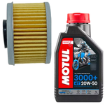 Kit Troca Óleo 2l Motul3000 20w50+ Filtro Honda Cb300 Xre300