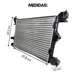 Radiador GM Cobalt Spin Onix Prisma 2012 a 2016