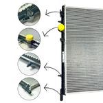 Radiador Peugeot 206 207 307 2000 2002 2004 2006 2008 2010