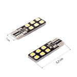 Lâmpada Pra Carro Led Pingo T10 3528 6000k Canbus Tarponn