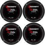 Kit 4 Alto Falante Taramps Hd250s 125w Rms 5 Polegada