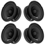 Kit 4 Alto Falante Taramps Hd250s 125w Rms 5 Polegada