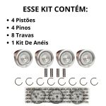 Pistão Com Anéis Fox Polo Gol Voyage 1.6 8v Ea111 +0,50