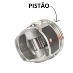 Pistão Com Anéis Fox Polo Gol Voyage 1.6 8v Ea111 +0,50