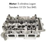 Cabeçote Novo Renault Sandero Logan 1.0 12v 3 Cilindros B4d 2017 2019 2021 2023