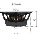 Médio Grave Taramps Mb620 Woofer 620w Rms 8 Ohms 12 Polegada