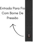 Caixa De Som Passiva Taramps T800.8 Preto E Branco 4 E 8 Ohm