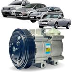 Compressor Ar 12v Ford Ecosport 1.6 Gasolina 2004 2005
