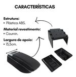 Console Apoio De Braço Universal Com Entrada Usb