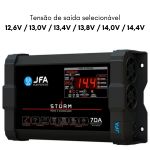 Fonte Carregador 70 Amperes Jfa 1050w Bivolt Storm Plus