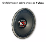 Kit 2 Bomber Rush Woofer Seco 15 Polegadas 1000w Rms 4 Ohms