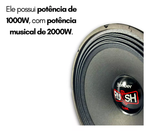 Kit 2 Bomber Rush Woofer Seco 15 Polegadas 1000w Rms 4 Ohms