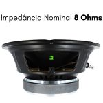 Par Alto-falantes Médio Grave Bomber Cooper Ring 600W RMS 8 Ohms 10 Polegadas