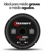 Kit 2 Alto Falante Woofer 7driver 8 Polegadas Mb 400s 8 Ohms