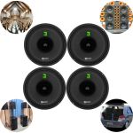 Kit 4 Alto Falante 6 Polegadas 7driver Taramps Fh200s 4 Ohms