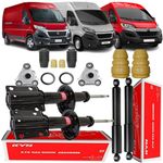 Kit Amortecedor Dianteiro Traseiro + Kit Ducato Jumper Boxer
