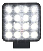 Farol De Milha Farolete 16 Leds 12v 24v 48w 6000k Quadrado