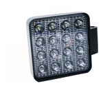 Farol De Milha Farolete 16 Leds 12v 24v 48w 6000k Quadrado