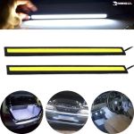 Par Placa Led Drl Barra Branca 12v Multiuso 12000 Lumens Jp2