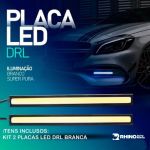 Par Placa Led Drl Barra Branca 12v Multiuso 12000 Lumens Jp2