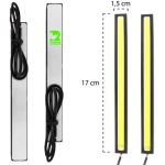 Par Placa Led Drl Barra Branca 12v Multiuso 12000 Lumens Jp2