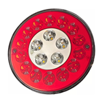 Lanterna Traseira 19 Leds Asx Facchinni Corujinha 12v 24v