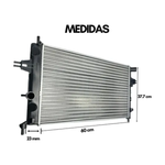 Radiador Notus Astra Zafira Vectra 99 2001 2003 2005 2007