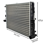 Radiador Marelli Gol 1.0 G2 G3 G4 2000 2002 2004 2006 2008